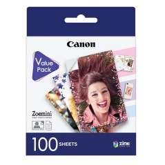 Canon ZINK Photo Paper 50 x 76 mm - 100 Sheets for Stunning Prints, Fast Drying & Easy to Use!